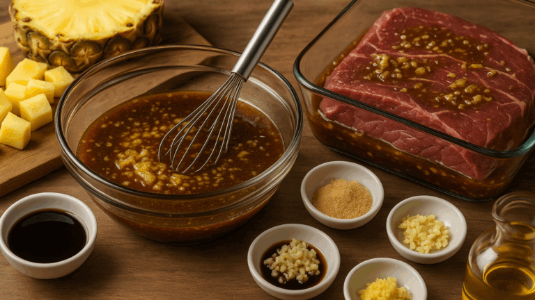 Aprender a preparar el mejor marinado con piña para unos asados tiernos y sabrosos