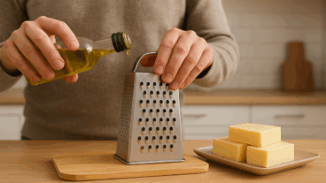 Truco para rallar queso sin que se atasque ni se quede pegado al rallador