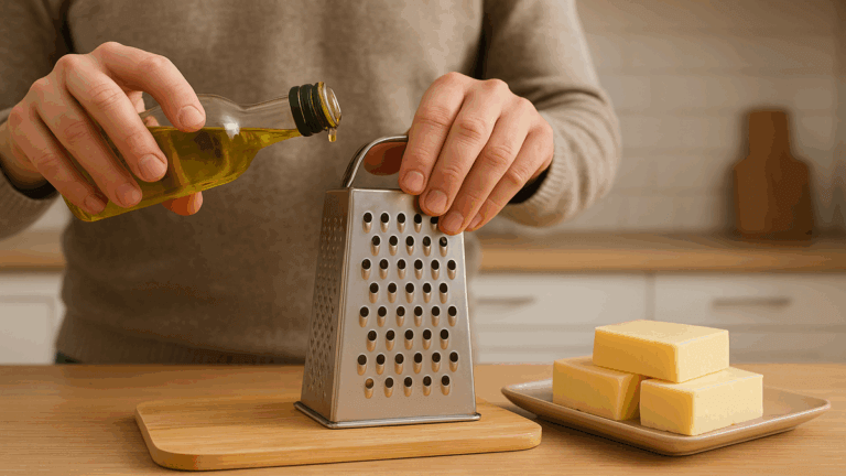 Truco para rallar queso sin que se atasque ni se quede pegado al rallador