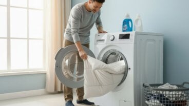 Cómo lavar y cuidar la ropa de cama voluminosa: edredones, nórdicos y almohadas