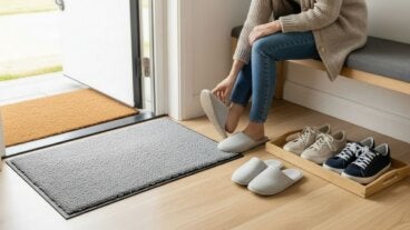 Cómo usar el método anti-zapatos para reducir suciedad en casa