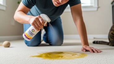 Adiós al olor a orina de gatos: el limpiador que debes usar (y el error que no debes cometer)