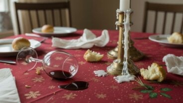 Guía rápida para quitar las manchas de vino tinto de tu ropa o mantel al día siguiente