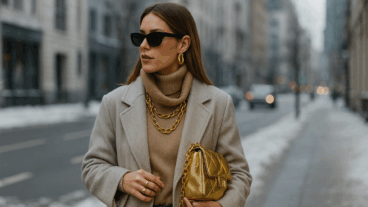 El truco de color que hace del dorado tu mejor aliado en invierno