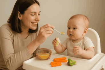 ¿BLW o purés? Cuál es más seguro para la alimentación complementaria