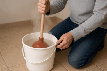 Así debes limpiar el desatascador cada vez que lo usas en el retrete