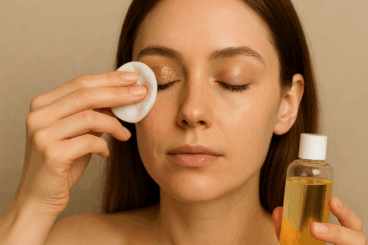 Purpurina pegada a tu piel: así puedes retirarla sin esfuerzo