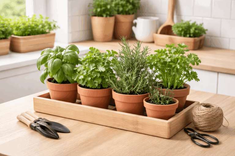 Cómo tener un mini-huerto de aromáticas en tu cocina durante el invierno: qué plantar y cómo cuidarlas