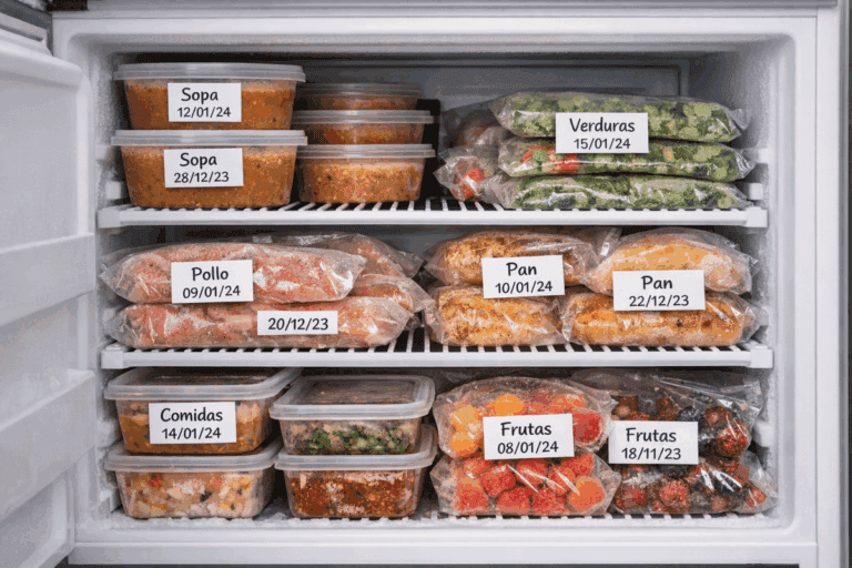 5 consejos para organizar tu congelador y evitar tirar comida