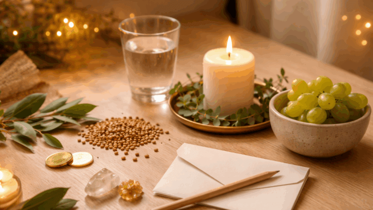 7 rituales fáciles de año nuevo para atraer la buena suerte en 2026