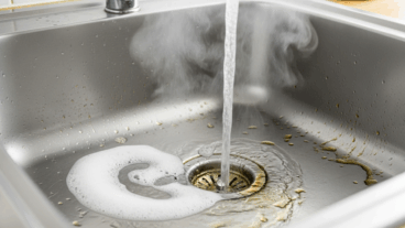 ¿Cada cuánto deberías verter agua caliente y jabón por el desagüe del fregadero?