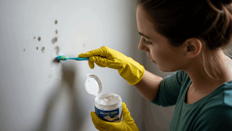 Manchas negras de humedad en la pared: el truco del bicarbonato para eliminarlas