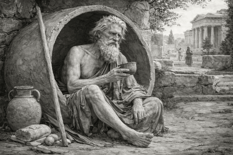 Diógenes, filósofo cínico: “El insulto deshonra a quien lo dice, no a quien lo recibe”