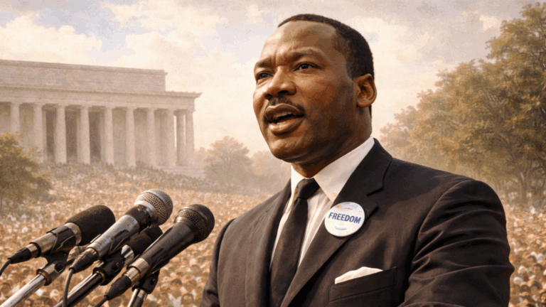 Martin Luther King, activista estadounidense, "Solo da tu primer paso y el resto del camino irá apareciendo a medida que avances."