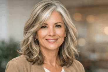 Mechas “Sandstorm”, perfectas para disimular las canas en cabellos castaños