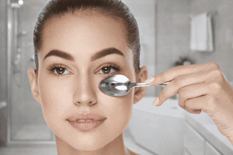 El truco de la cuchara fría para quitar ojeras y despertar una mirada cansada