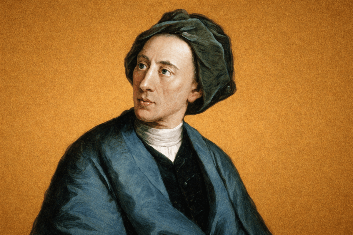 Alexander Pope, poeta inglés, "Quien dice una mentira tiene que
