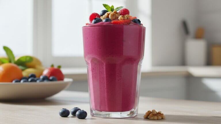 Batidos de nueces, yogur y frutas: 3 ideas fáciles para un desayuno rico y nutritivo