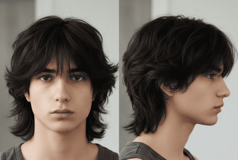 Wolf cut
