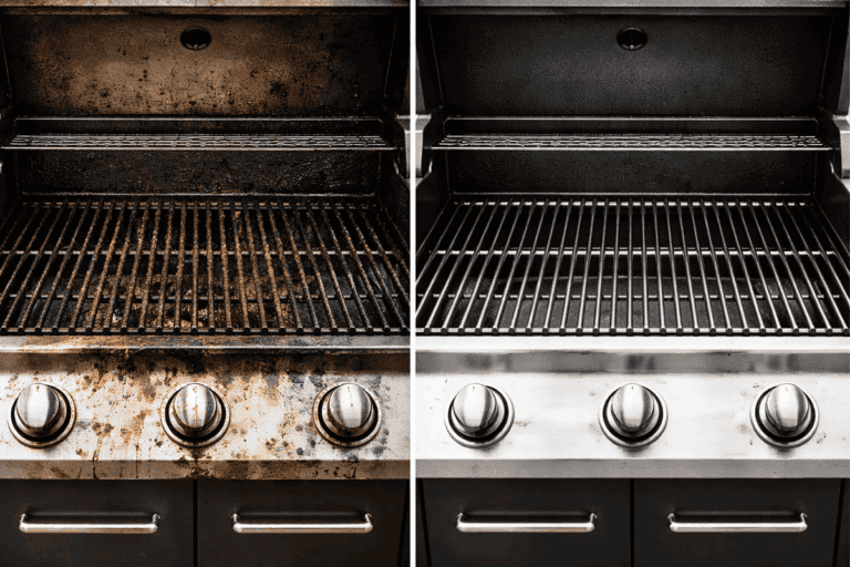 Cómo limpiar una parrilla de barbacoa en 4 pasos: adiós a la grasa pegajosa