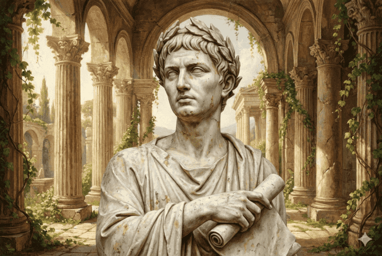 Virgilio, poeta romano, "A la adversidad se la vence con calma."