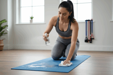 Cómo limpiar y desinfectar tu esterilla de yoga sin dañarla con químicos