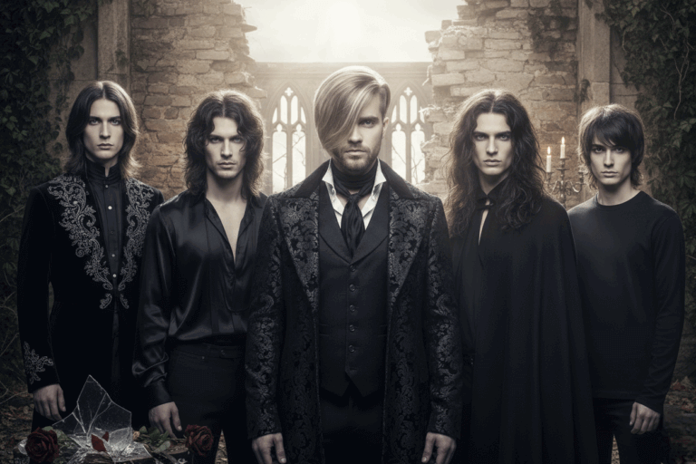 “Vampire hairstyle” en 2026: 8 cortes góticos en tendencia para hombres