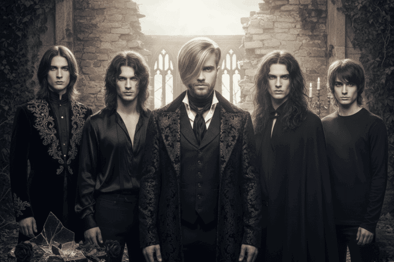 “Vampire hairstyle” en 2026: 8 cortes góticos en tendencia para hombres