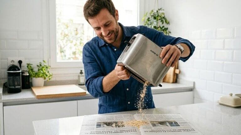 Cómo limpiar una tostadora por dentro y quitar el pan quemado fácilmente
