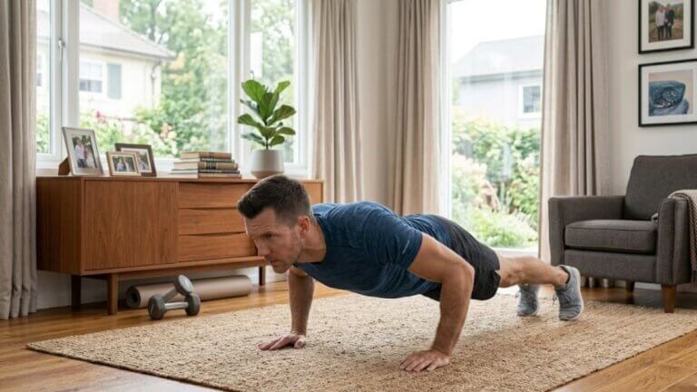 Flexión con tempo lento