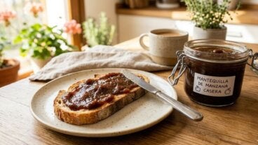 Así se prepara una mantequilla de manzana casera, espesa y perfecta para tus tostadas