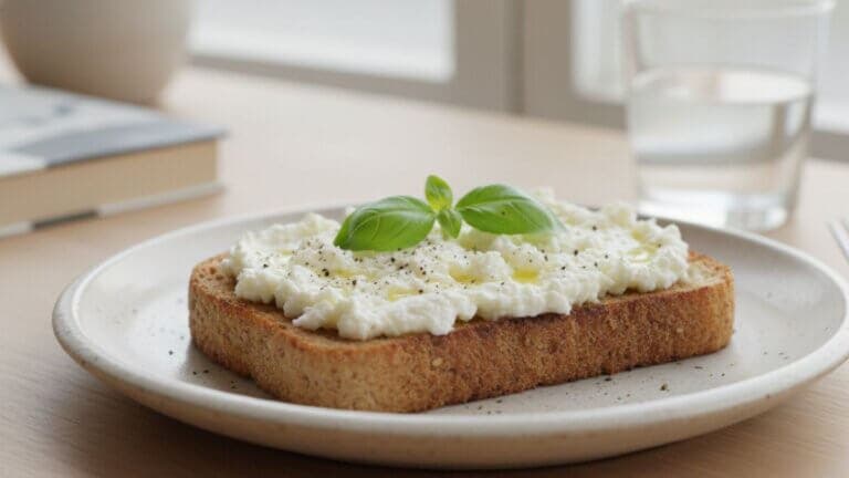 Tostada con queso