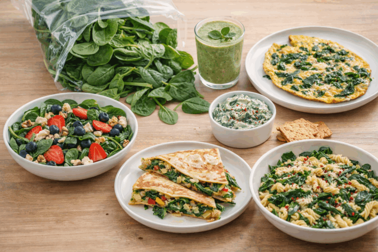 Ensaladas, tortillas y más: 5 formas sencillas de aprovechar una bolsa de espinacas antes que se dañen