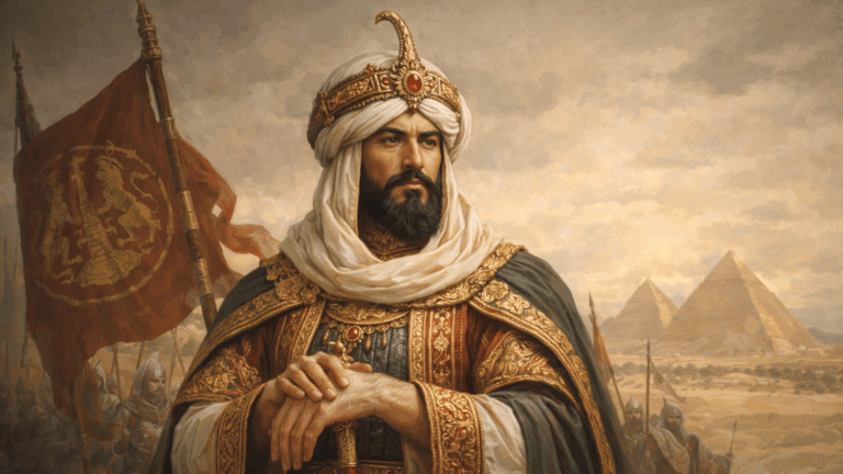 Saladino, sultán de Egipto, "Quien se toma su tiempo y persevera, logra lo que desea"