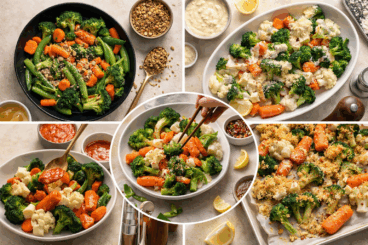 ¿Te aburren las verduras al vapor? 5 cambios fáciles para darles más sabor y textura