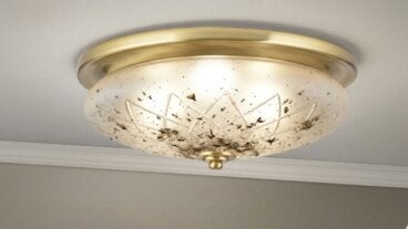 Cómo limpiar una lámpara con insectos muertos y polvo en su interior