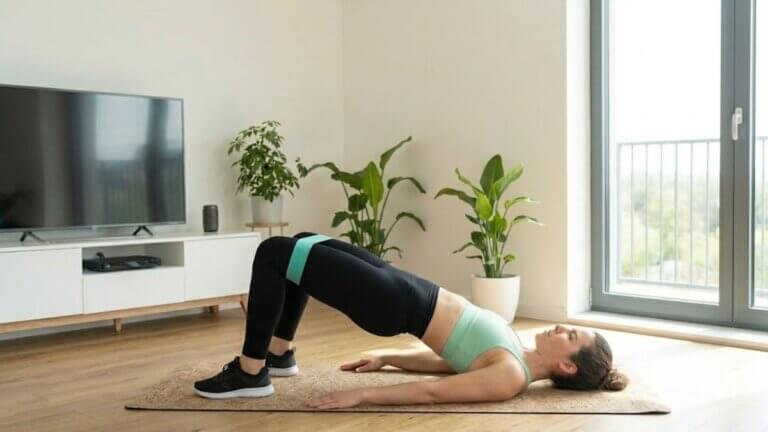 Cómo entrenar pierna y glúteo con una banda elástica: 6 ejercicios para hacer en casa