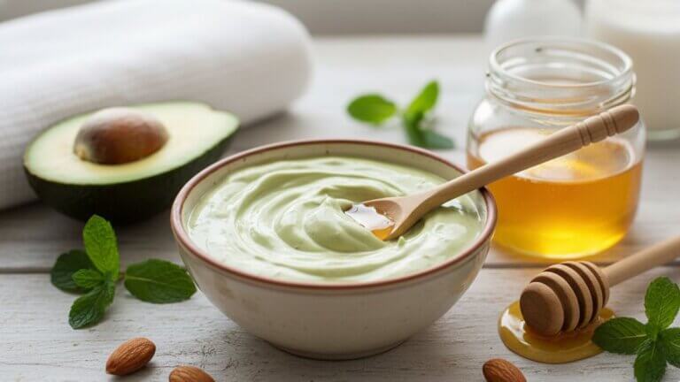 Mascarilla de aguacate y miel