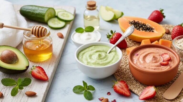 Cuidado natural para tu piel: 3 mascarillas frutales para un rostro más limpio e hidratado