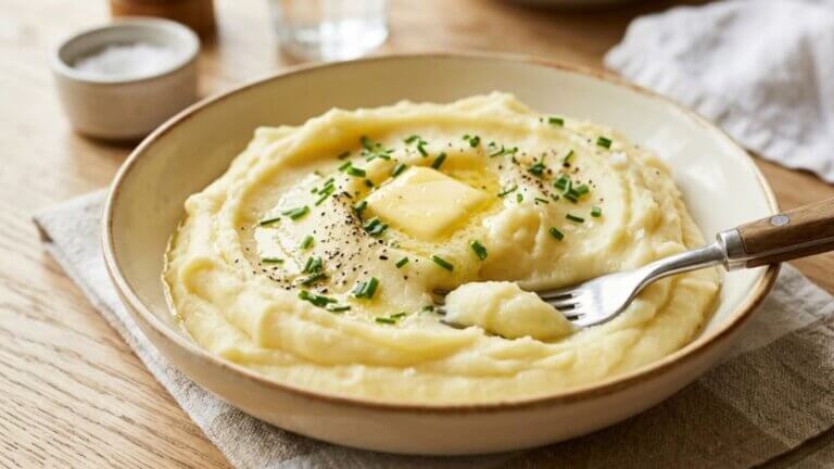 Cómo conseguir un puré de patata más suave sin que quede pegajoso