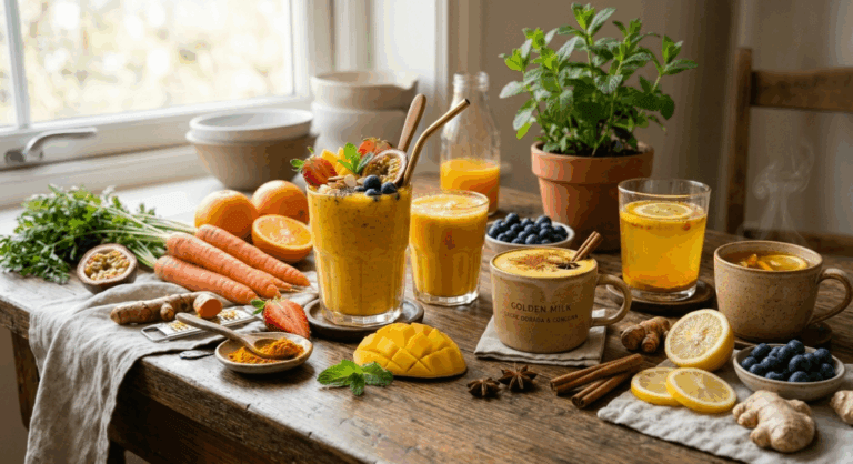 De infusiones a batidos: 6 bebidas con cúrcuma para incluir en tu día a día