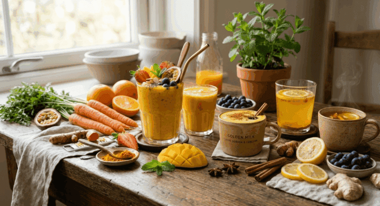 De infusiones a batidos: 6 bebidas con cúrcuma para incluir en tu día a día