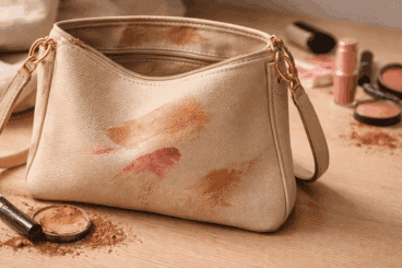 Bolso o neceser manchados con maquillaje: cómo limpiar el forro interior sin extender la mancha