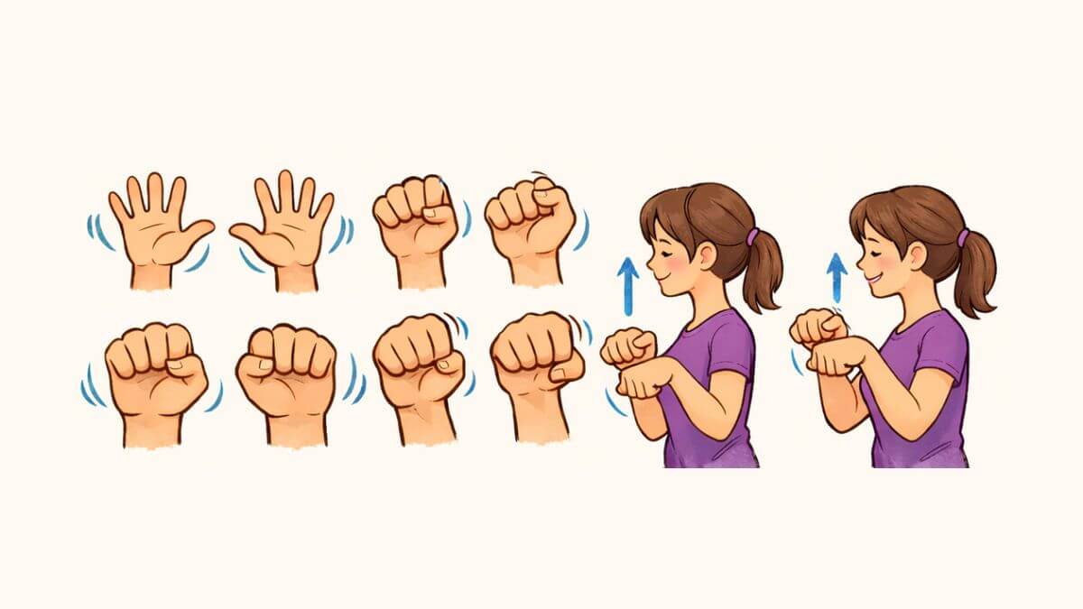 Movimientos para calentar las muñecas