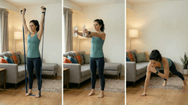 Cómo fortalecer hombros en casa sin necesidad de mancuernas pesadas