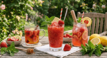 Té, limonada y granizado: 3 formas ricas de combinar fresa con limón en tus bebidas