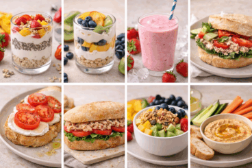 7 meriendas frías de media tarde que se preparan en 10 minutos