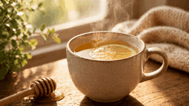 4 bebidas reconfortantes con limón y miel para bajar el ritmo de la tarde
