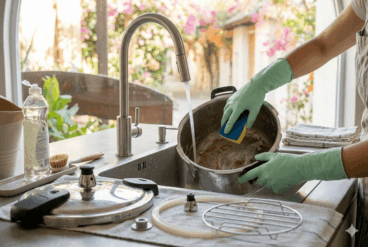 Cómo lavar una olla express para no dañar la goma y dejarla como nueva