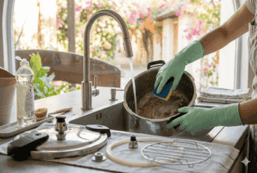 Cómo lavar una olla express para no dañar la goma y dejarla como nueva